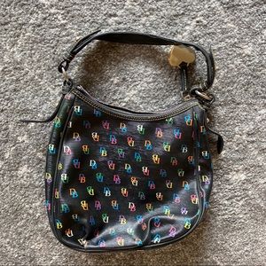 Dooney & Burke Black And Multicolor Purse